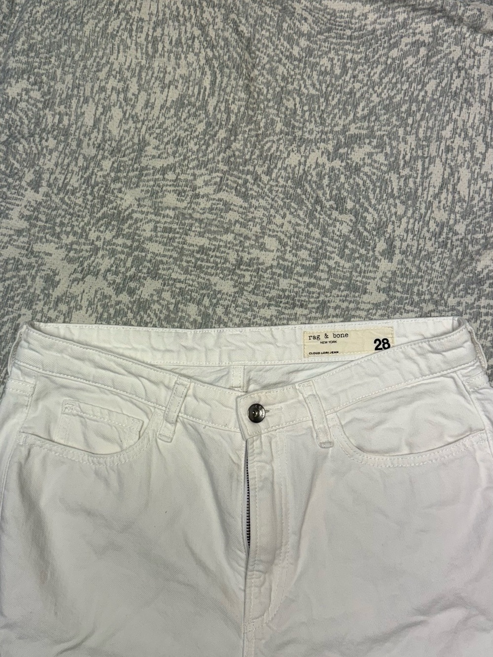 Rag & Bone Cloud Lori Jean Straight-Leg Pants - Classic Everyday Style